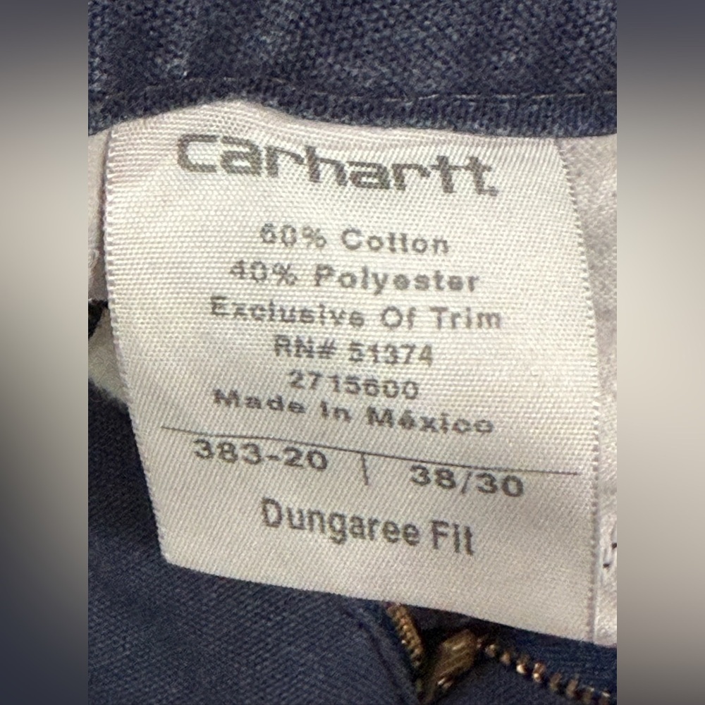 Carhartt Men's Blue Cargo Pants - Picture 7 of 10